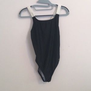 Black One-Piece Swimsuit